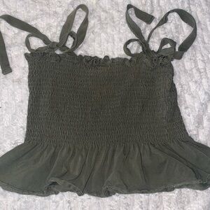 cute summer green crop top